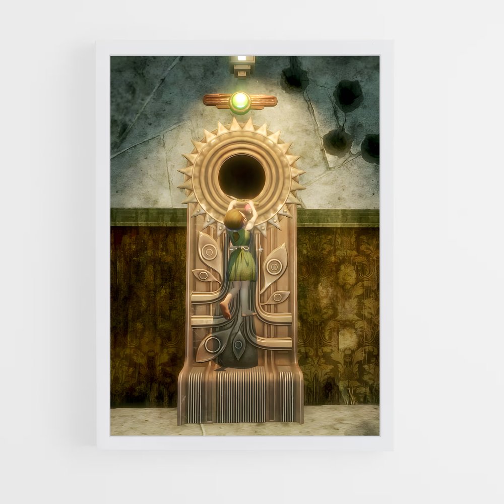 Poster Le Trône de la Petite Sœur – affiche Bioshock (vue 3)